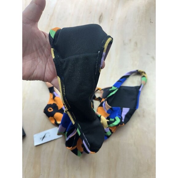 Roxy Color Jam One Piece Swimsuit Multi Size XL NWTs $110 Colorful Padded Bra - Picture 2 of 5